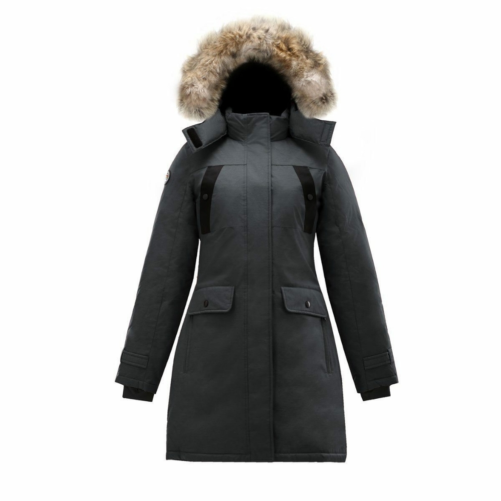 Triple Fat Goose "Atraea" Parka, Charcoal